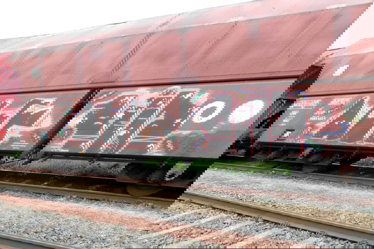 Graffiti Train - Photo by FreightsRipper - alf, buda, freight