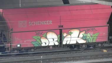Graffiti Train - Photo by FreightsRipper - drak, fr8, freight