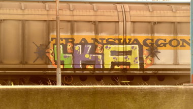 Graffiti Train - Photo by FreightsRipper - fr8, freight