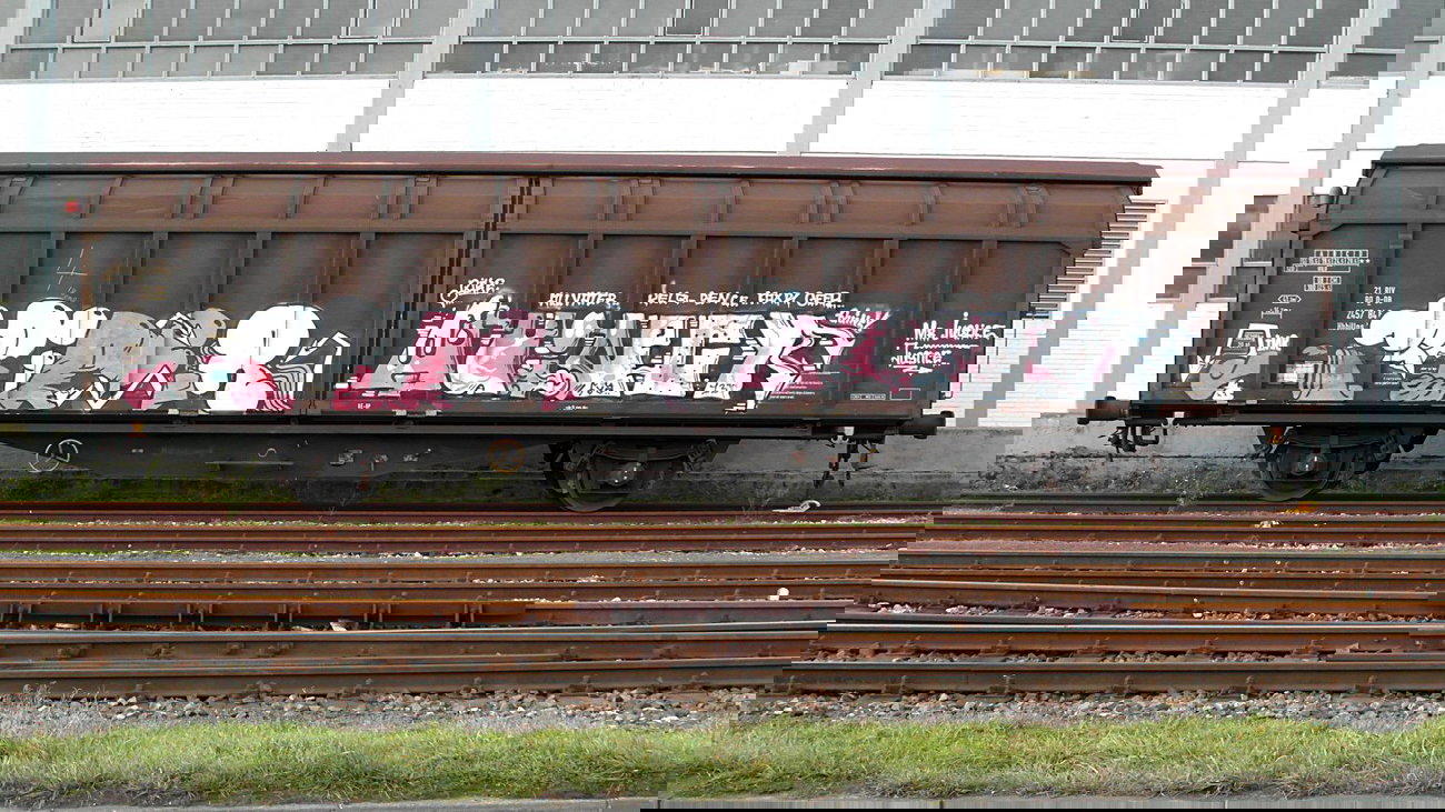Graffiti Train - Photo by FreightsRipper - freight, fr8