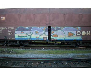 Graffiti Train - Photo by FreightsRipper - epsc, fr8, freight