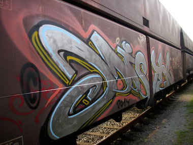 Graffiti Train - Photo by FreightsRipper - mister, fr8, freight