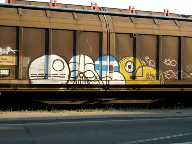 Graffiti Train - Photo by FreightsRipper - oase, fr8, freight