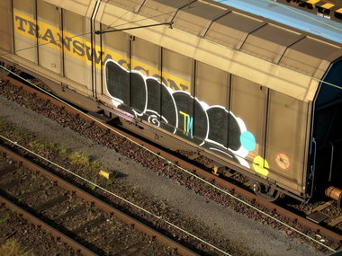 Graffiti Train - Photo by FreightsRipper - taps, fr8, freight