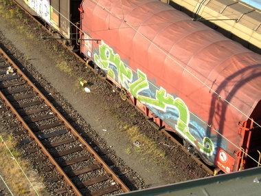 Graffiti Train - Photo by FreightsRipper - reuk, fr8, freight