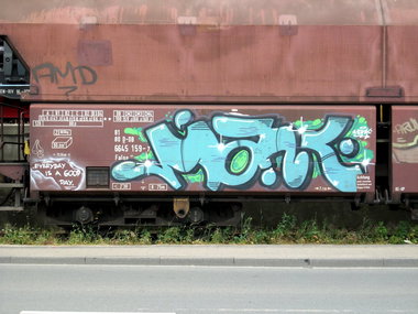 Graffiti Train - Photo by FreightsRipper - mank, fr8, freight