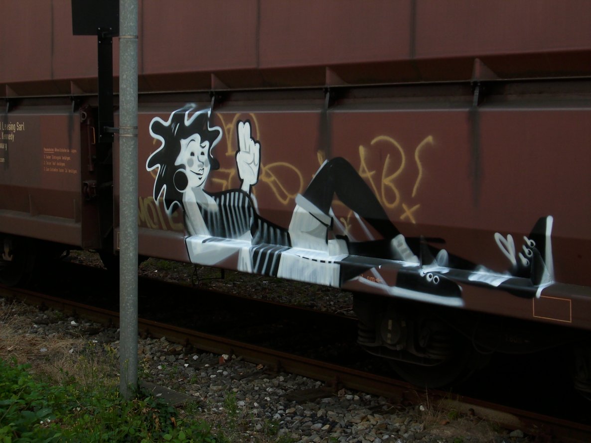 Graffiti Train - Photo by FreightsRipper - fr8, freight