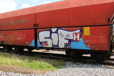 Graffiti Train - Photo by FreightsRipper - sif, fr8, freight