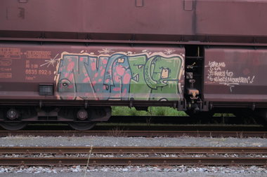 Graffiti Train - Photo by FreightsRipper - nurso, fr8, freight