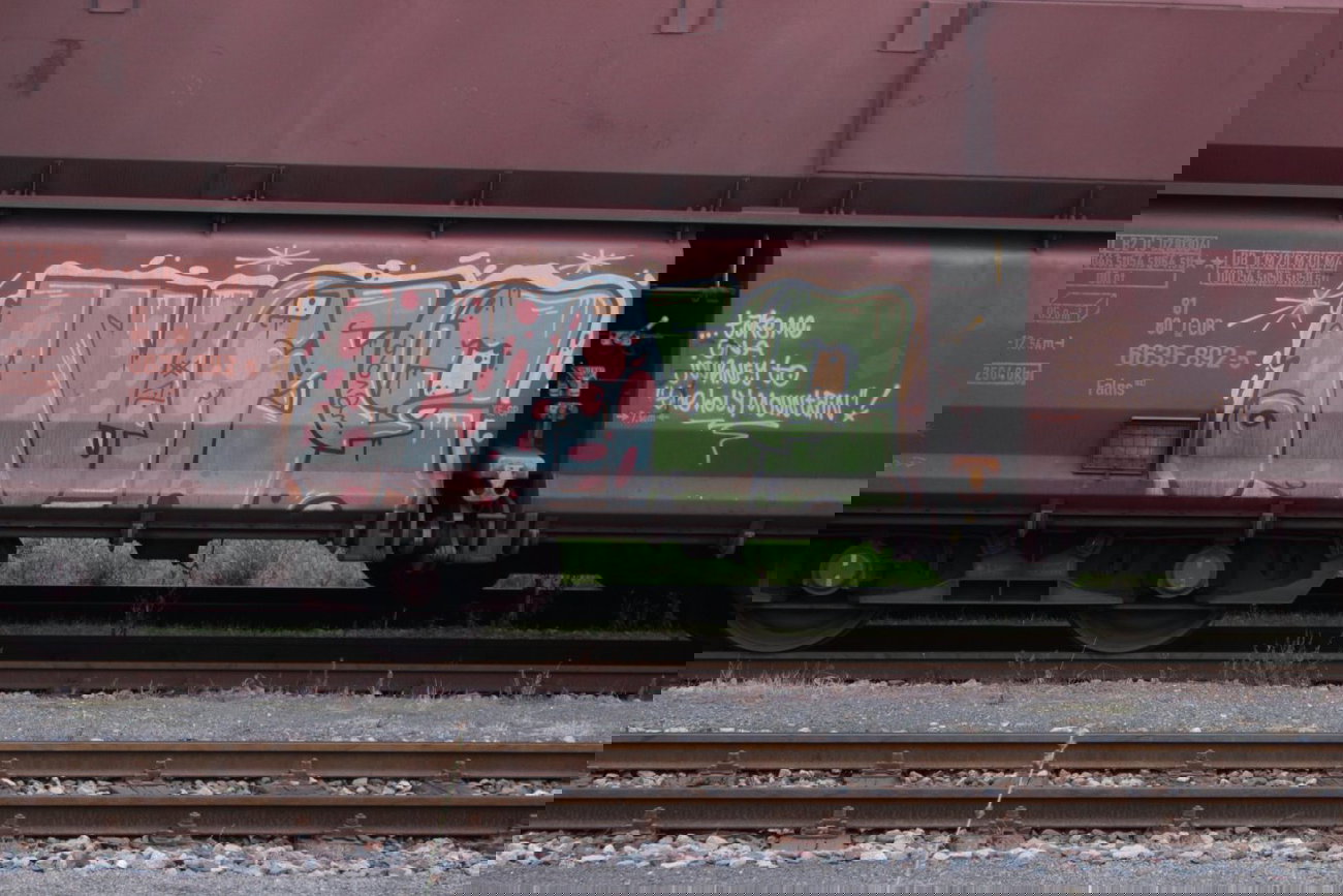 Graffiti Train - Photo by FreightsRipper - nurso, fr8, freight