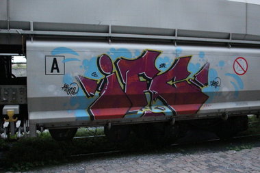Graffiti Train - Photo by FreightsRipper - ifc, fr8, freight
