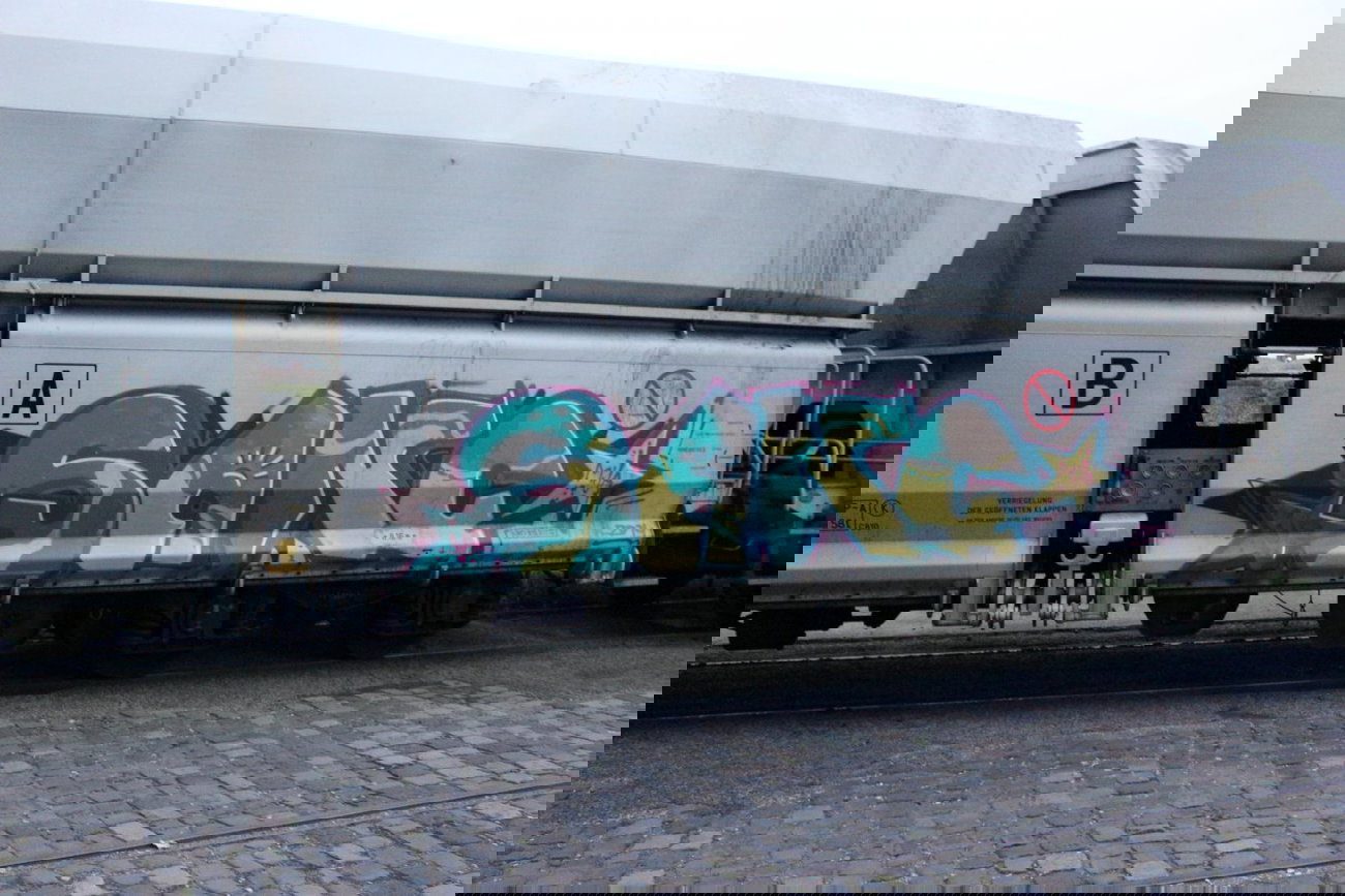 Graffiti Train - Photo by FreightsRipper - sanc, fr8, freight