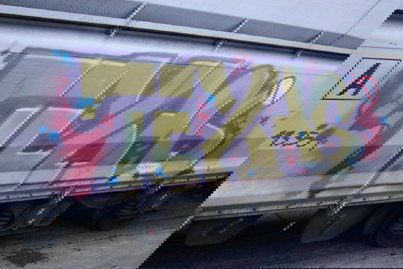 Graffiti Train - Photo by FreightsRipper - texas, fr8, freight