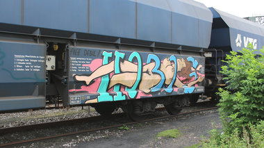 Graffiti Train - Photo by FreightsRipper - hobos, fr8, freight