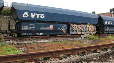 Graffiti Train - Photo by FreightsRipper - hobos, fr8, freight