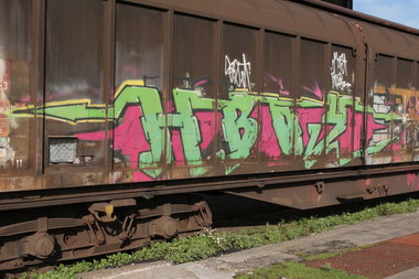 Graffiti Train - Photo by FreightsRipper - hboy, fr8, freights