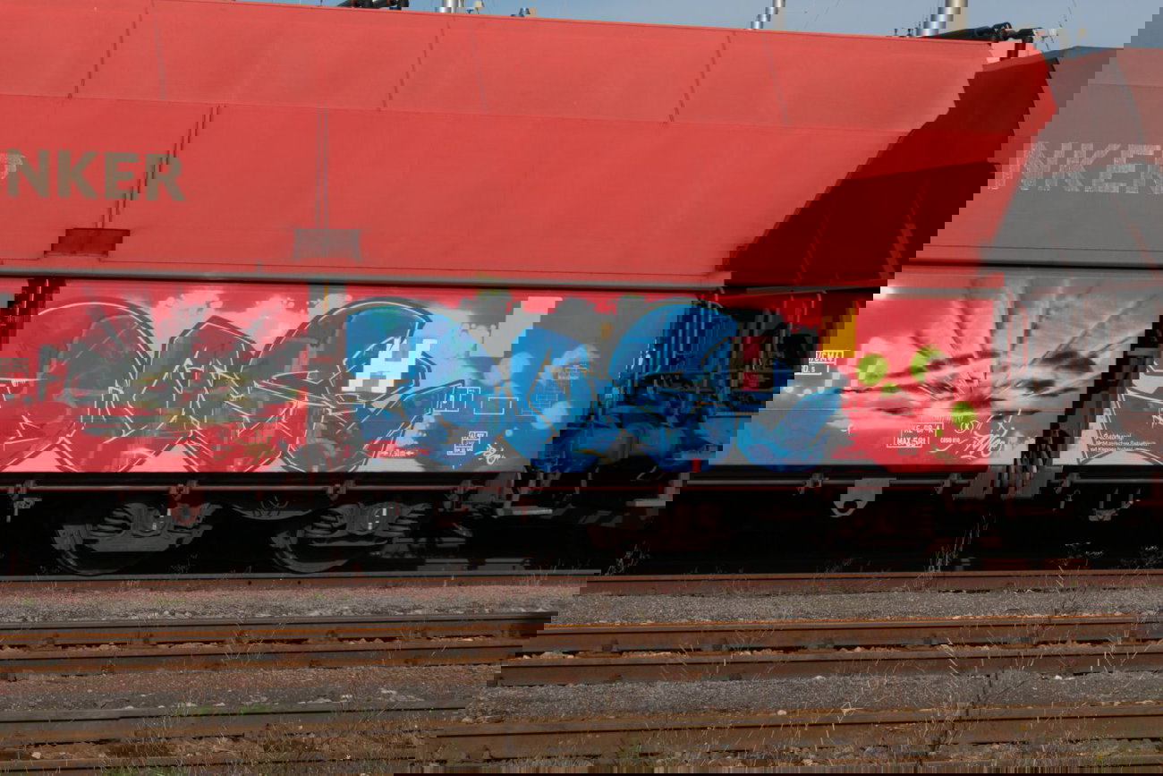 Graffiti Train - Photo by FreightsRipper - dose, fr8, freight