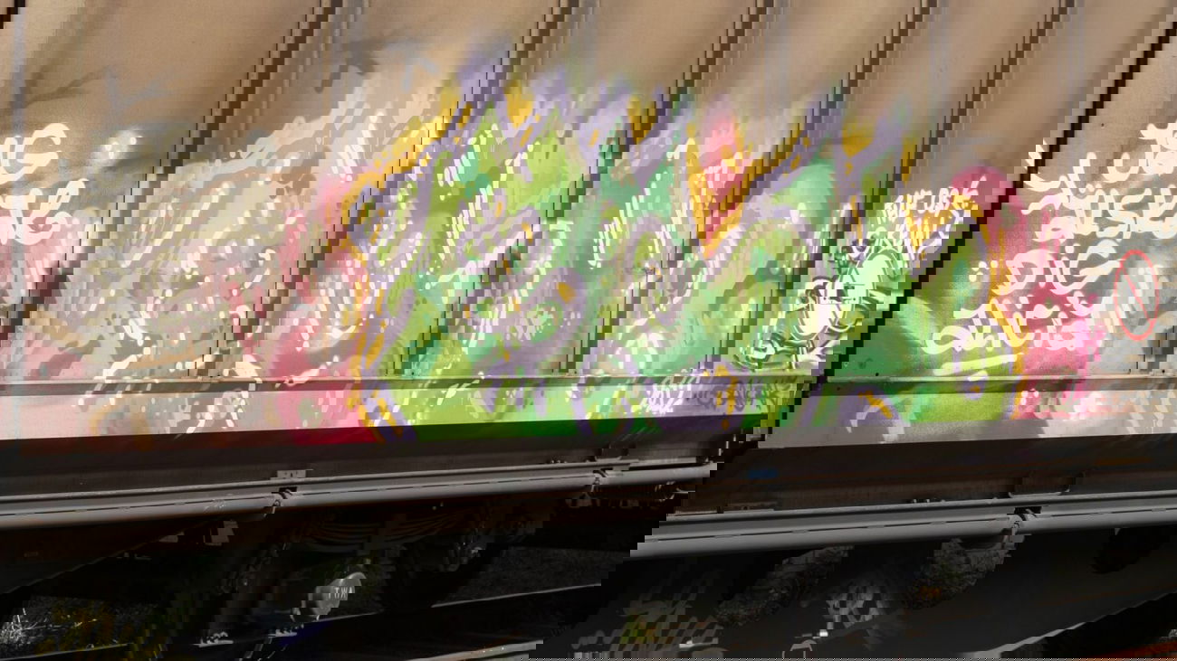 Graffiti Train - Photo by FreightsRipper - osk, fr8, freight