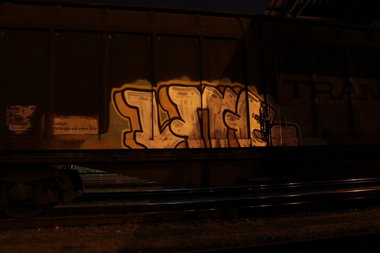 Graffiti Train - Photo by FreightsRipper - lme, fr8, freight