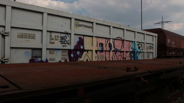 Graffiti Train - Photo by FreightsRipper - tarif, fr8, freight