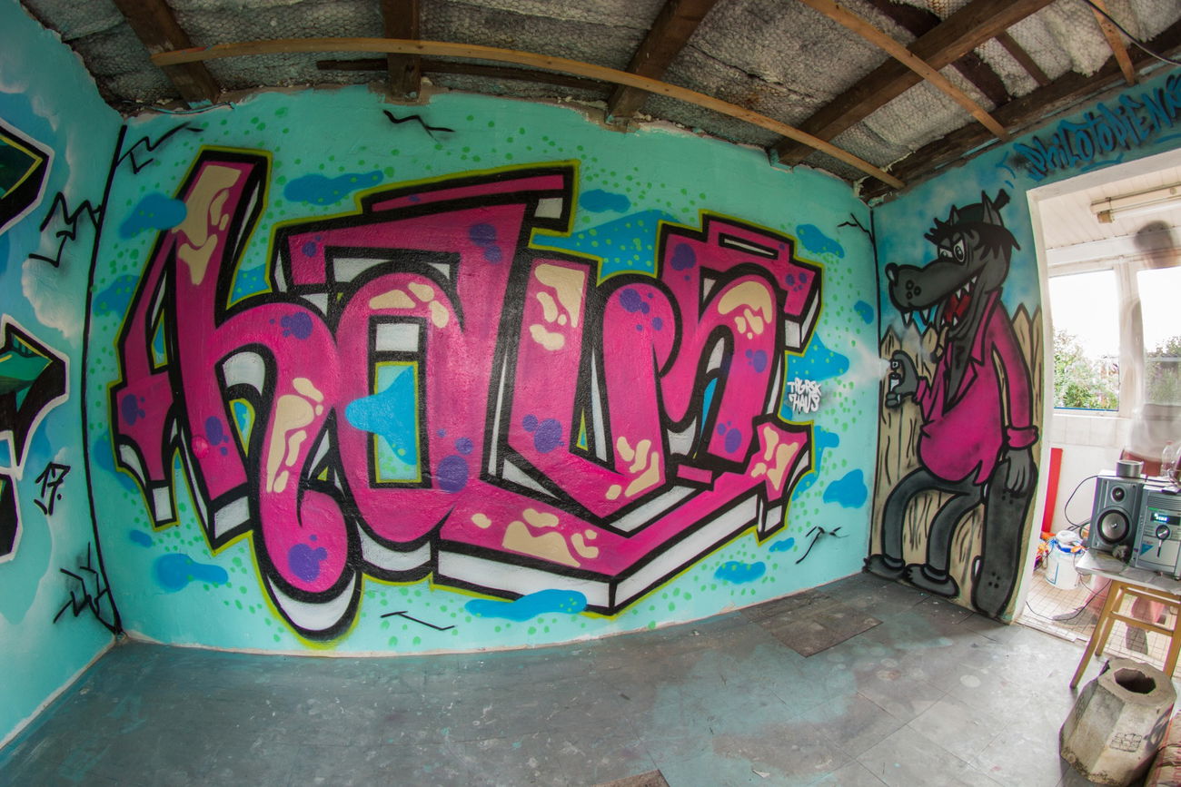 Graffiti Wall - Photo by Freiwildkartoffel - haus, tpg, haustpg