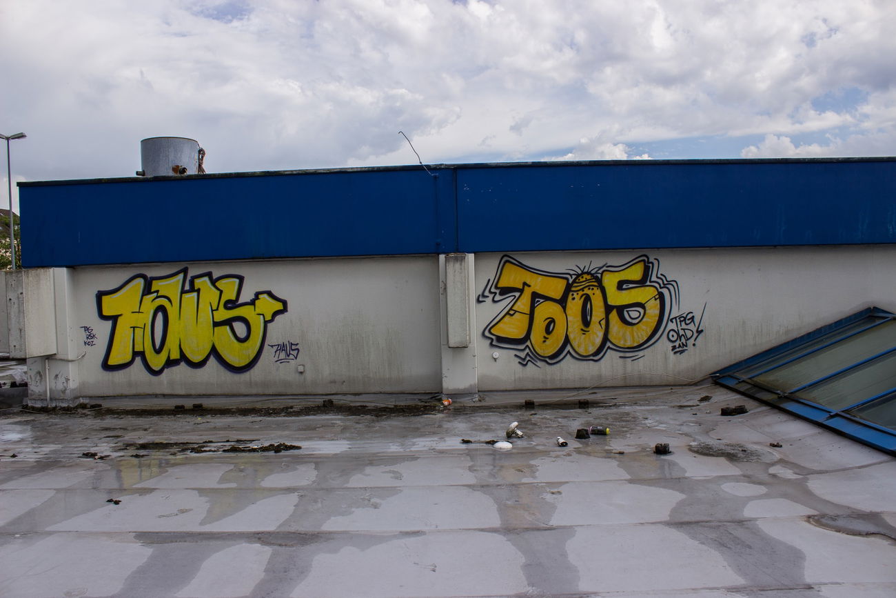 Graffiti Wall in Braunschweig - Photo by Freiwildkartoffel - haus, tpg, toos