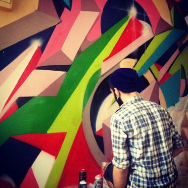 Graffiti Wall in Izmir - Photo by FreskTire - graffiti, MTN, exhibition (2013)