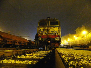 Graffiti Train in Italy - Photo by FriendOrFoe (2012)