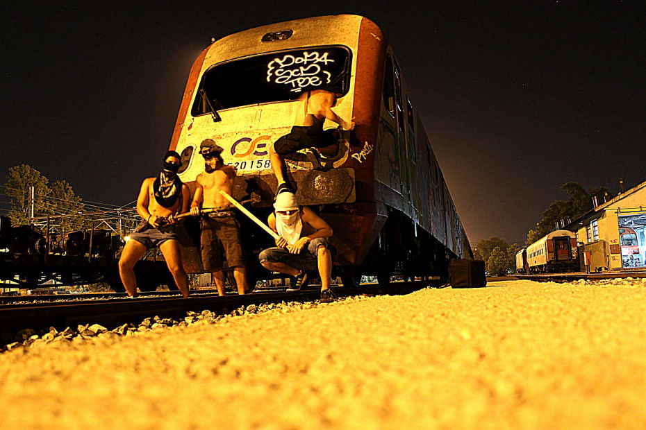 Graffiti Artwork in Greece - Photo by FriendOrFoe - Dopa*Scd*Tse*Crews (2013)