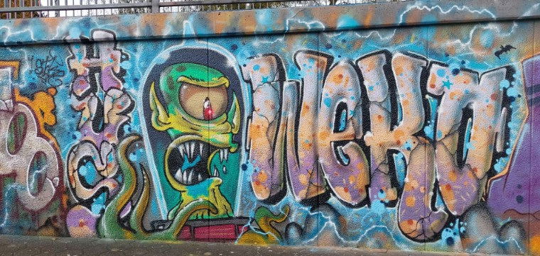 Graffiti Wall - Photo by Frizeart77 (2025)