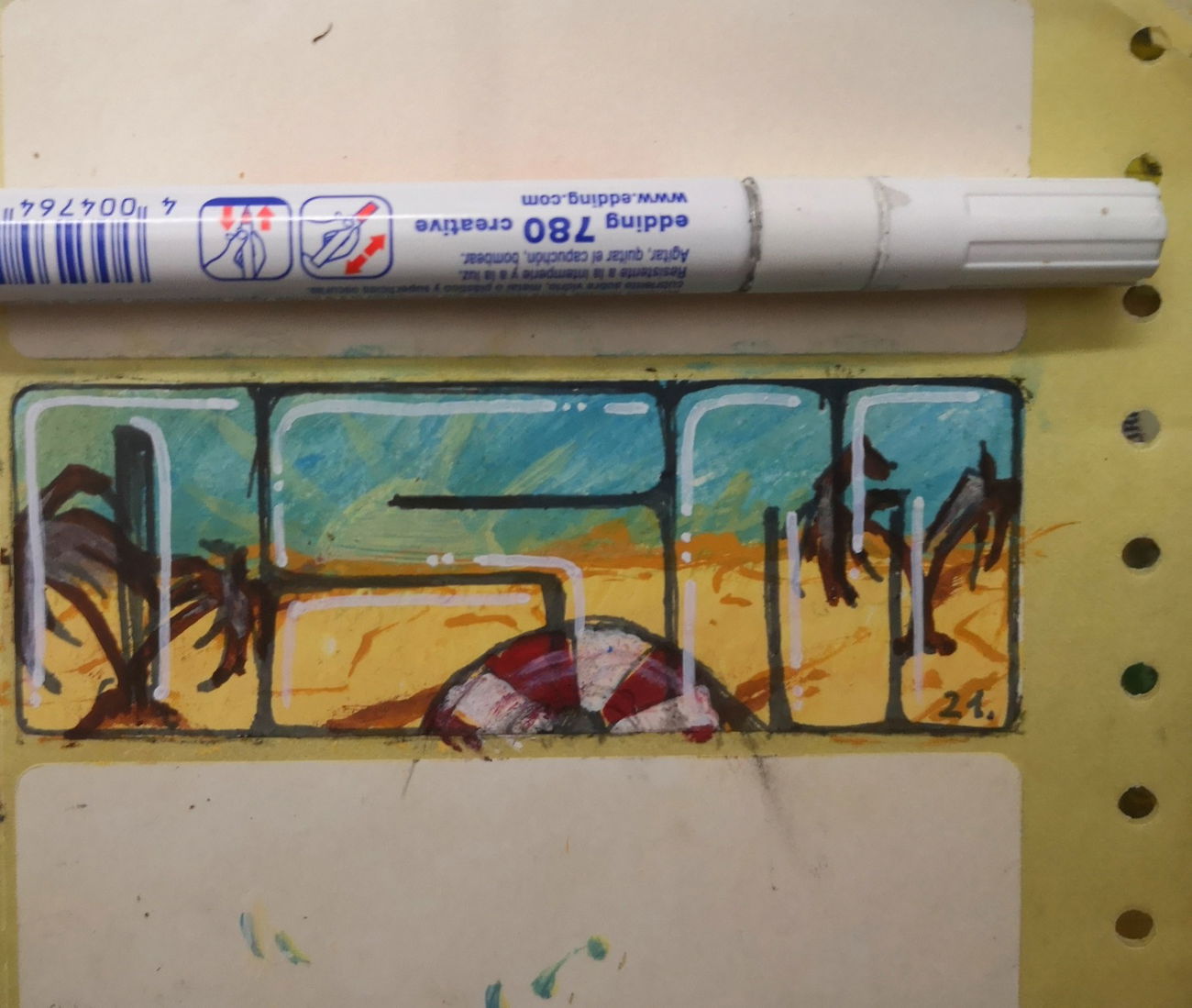 Graffiti Sketch - Photo by Frizeart77 (2021)