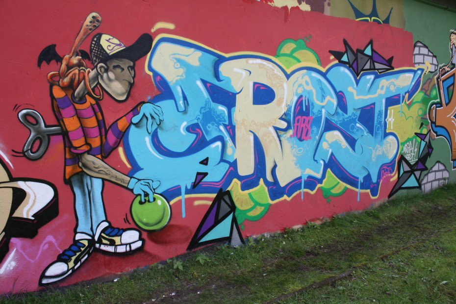 Graffiti Wall in Gevelsberg - Photo by Frost (2013)