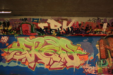 Graffiti Wall in Wassenaar - Photo by Frost (2012)