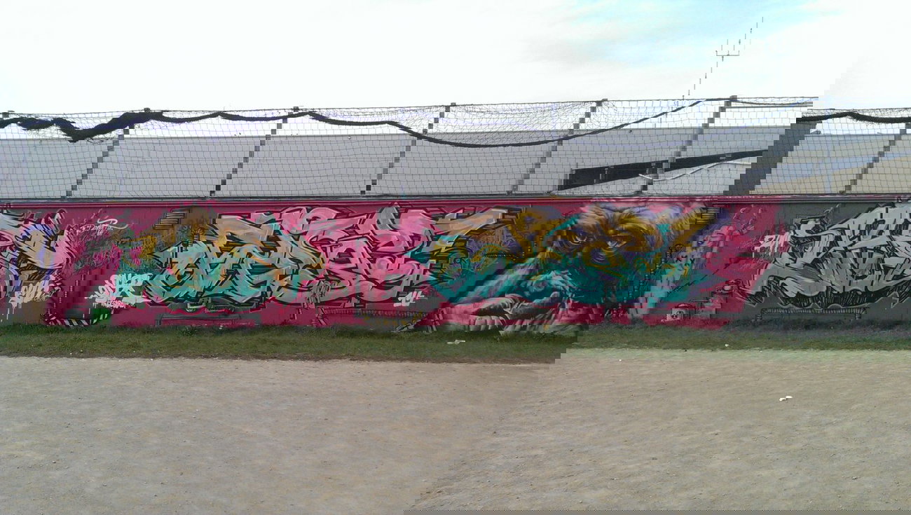 Graffiti Wall - Photo by Frost - egb, crew (2014)