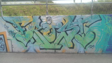 Graffiti Wall - Photo by Frost (2014)
