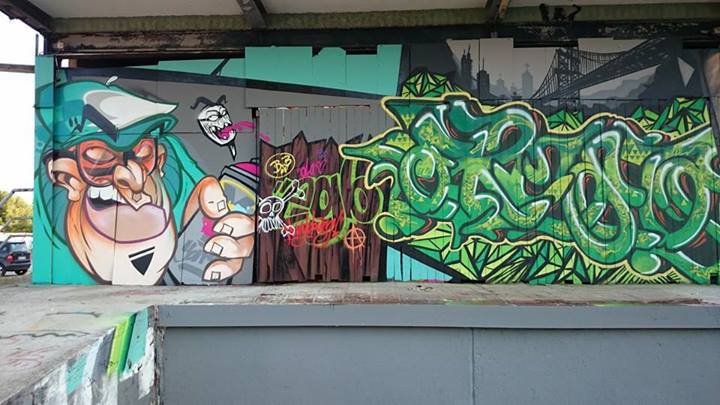 Graffiti Wall - Photo by Frost - Yart, Frost, egb (2014)