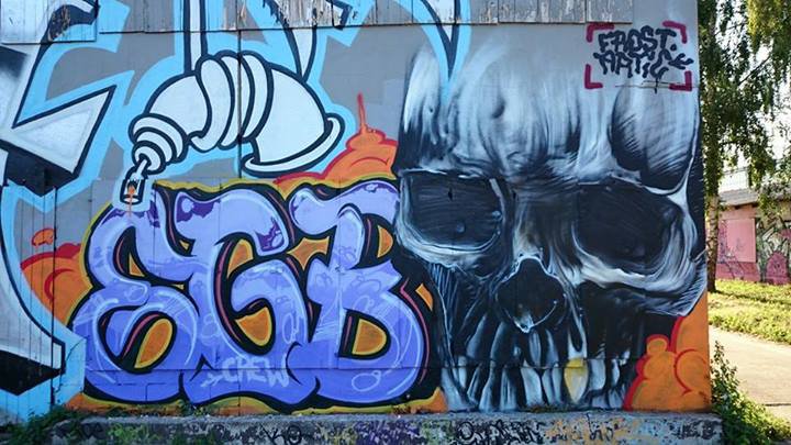 Graffiti Wall - Photo by Frost - Frost, Artic, EGB (2014)