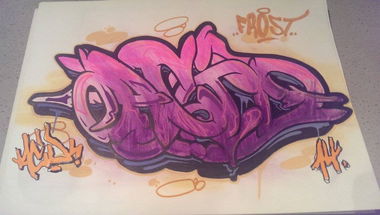 Graffiti Sketch - Photo by Frost