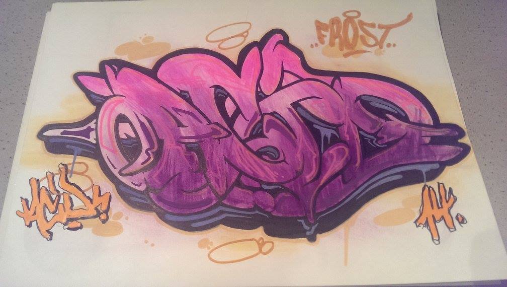 Graffiti Sketch - Photo by Frost