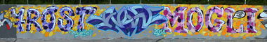 Graffiti Wall in Warte bitte... - Photo by Frostiger - Frost, egb, twom (2016)
