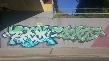 Graffiti Wall - Photo by Frostiger - Frost, egb, twom (2016)