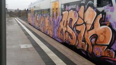Graffiti Train - Photo by Frz_Crew - asik, .mainz.graffiti.trains (2014)