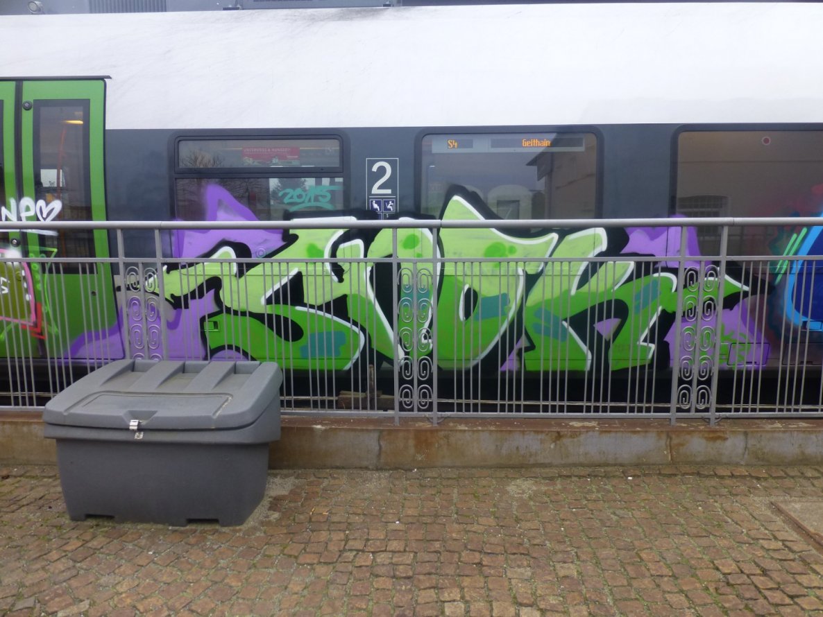 Graffiti Train - Photo by FtKdsRHrdR2KdnP - SNOK, S4 (2015)