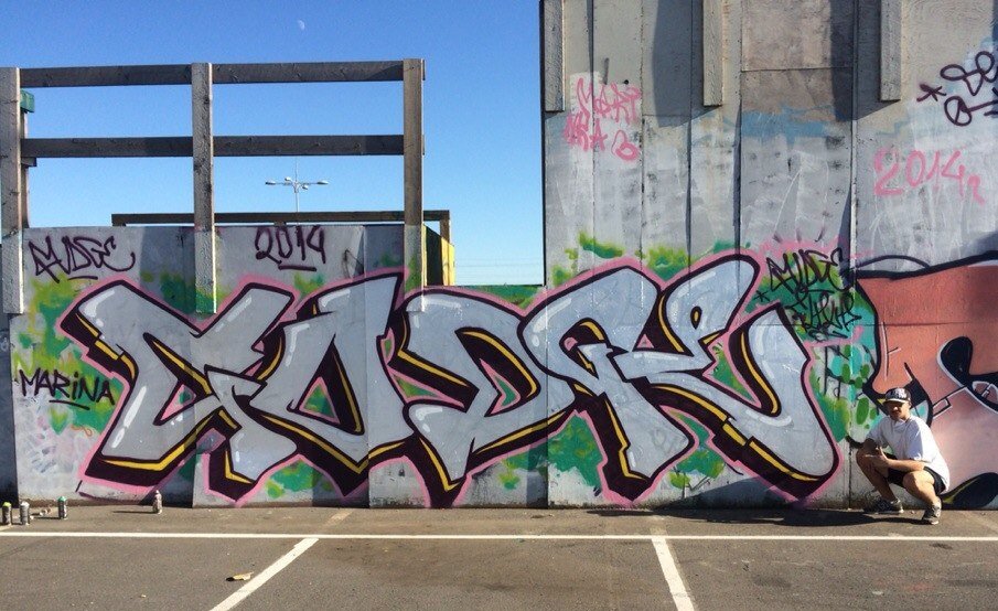 Graffiti Wall - Photo by Fudge