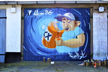 Graffiti Wall in Wittenberge - Photo by Funkanimal - funk, lac, character (2013)