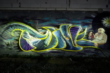 Graffiti Wall in Wittenberge - Photo by Funkanimal - funk, lac (2012)