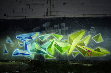 Graffiti Wall in Wittenberge - Photo by Funkanimal - funk, lac (2012)