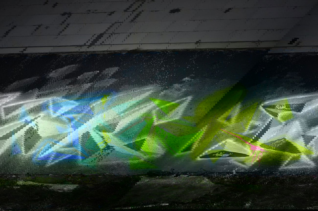 Graffiti Wall in Wittenberge - Photo by Funkanimal - funk, lac (2012)