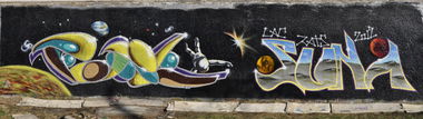 Graffiti Wall in Wittenberge - Photo by Funkanimal - funk, lac, rats (2012)