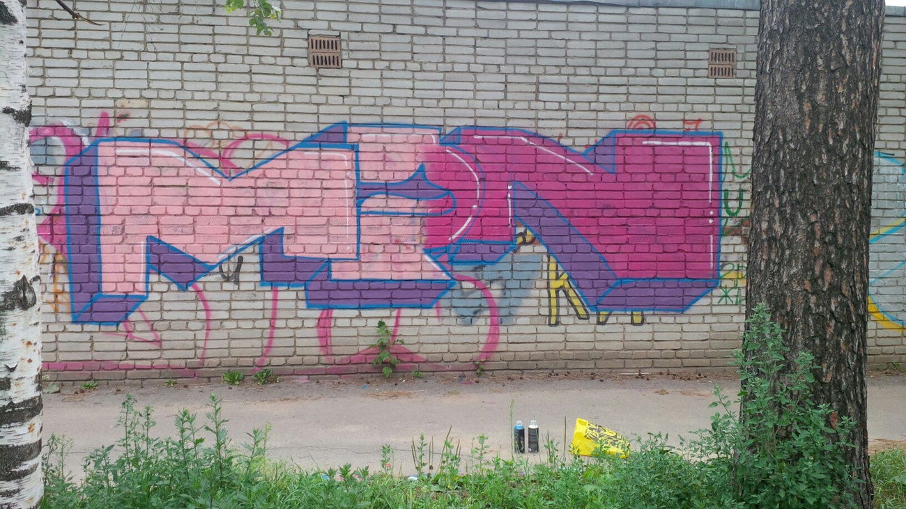 Graffiti Bombing in Королёв - Photo by FunnyCatSmile - mpn, arton (2015)